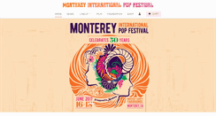 Desktop Screenshot of montereyinternationalpopfestival.com